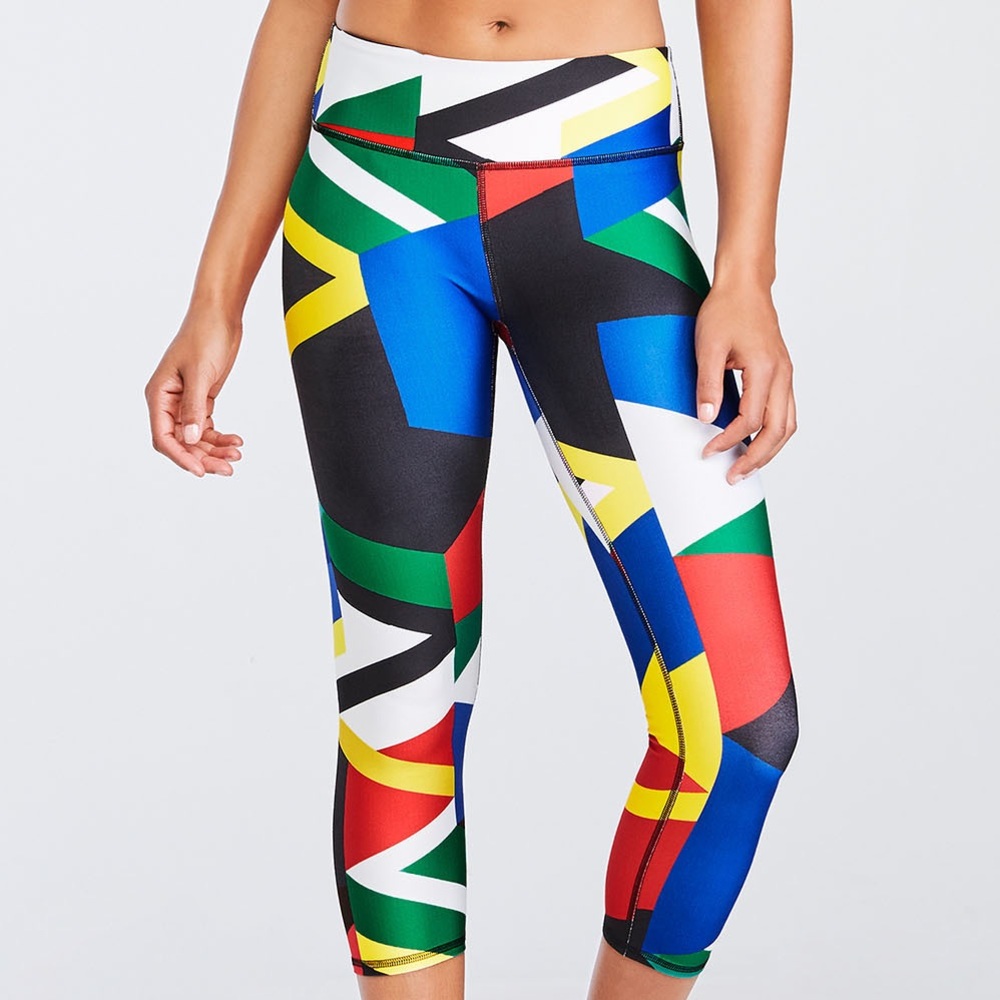 Fabletics Salar Printed PowerHold Capri